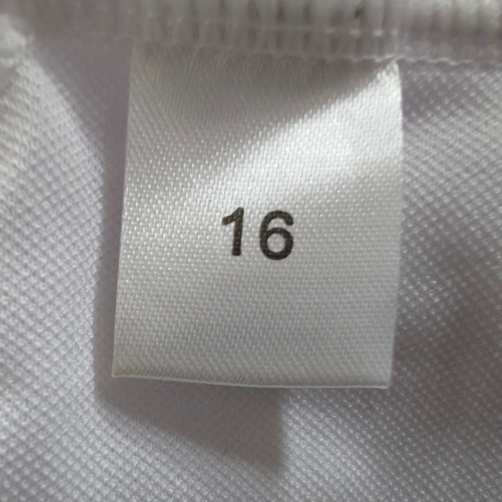 Grabriell-Aug Top White Ruffle Women 16 Peplum Lace-back Spaghetti Strap Crop - Picture 5 of 6